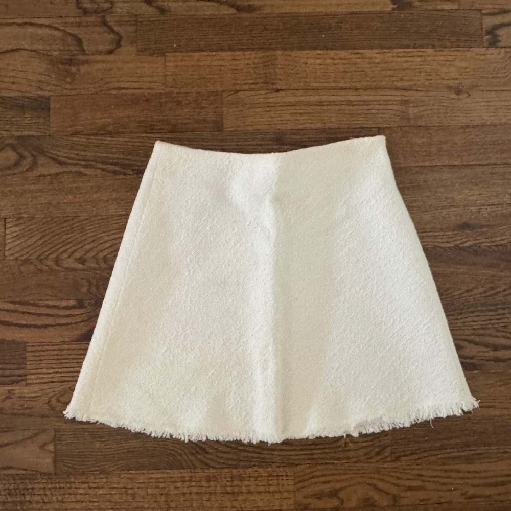Zara high waist White Skirt